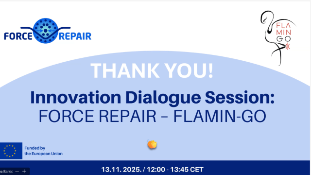 Innovation Dialogues Series: FORCE REPAIR and FLAMIN-GO Innovation Dialogues Series: FORCE REPAIR and FLAMIN-GO