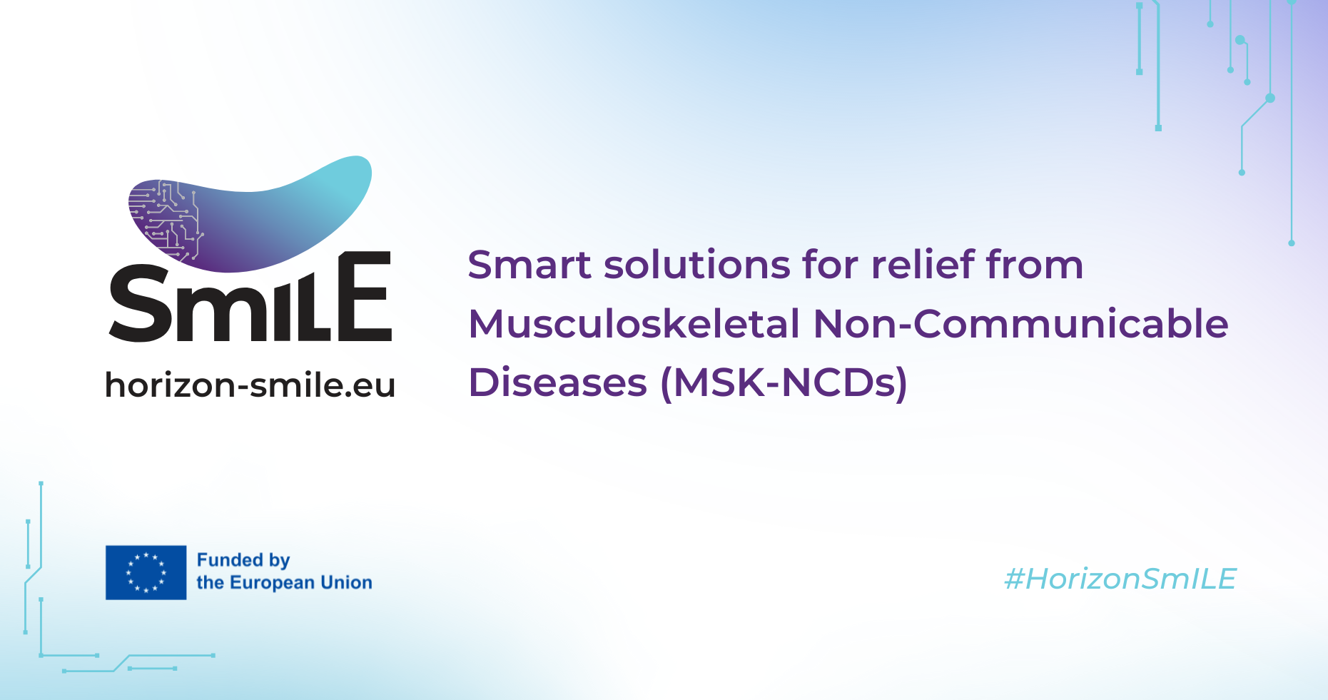 New project “SmILE” to develop groundbreaking innovation in the domain of musculoskeletal non-communicable diseases (MSK-NCDs)