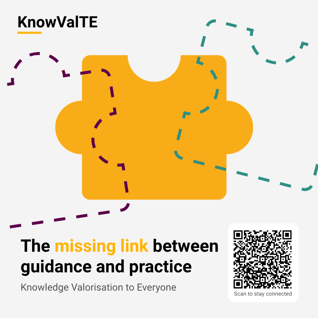 The missing link between guidance and practice in knowledge valorisation